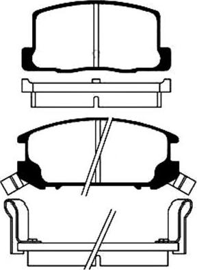 AISIN SS637-S - Kit pastiglie freno, Freno a disco www.autoricambit.com