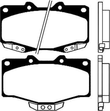 Kavo Parts BP-9045 - Kit pastiglie freno, Freno a disco www.autoricambit.com