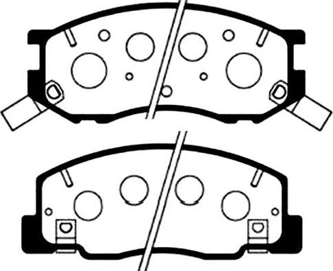 Kavo Parts BP-9041 - Kit pastiglie freno, Freno a disco www.autoricambit.com