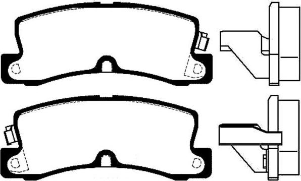 Kavo Parts BP-9050 - Kit pastiglie freno, Freno a disco www.autoricambit.com