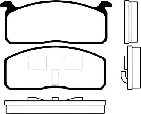 Kavo Parts BP-9001 - Kit pastiglie freno, Freno a disco www.autoricambit.com