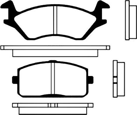 Kavo Parts BP-9002 - Kit pastiglie freno, Freno a disco www.autoricambit.com