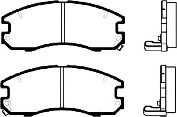 Kavo Parts BP-9013 - Kit pastiglie freno, Freno a disco www.autoricambit.com