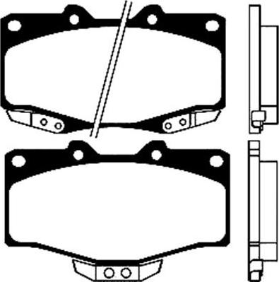 Kavo Parts BP-9025 - Kit pastiglie freno, Freno a disco www.autoricambit.com