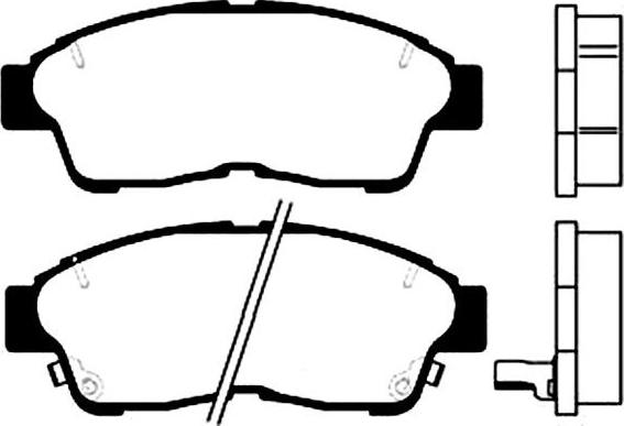 Kavo Parts BP-9026 - Kit pastiglie freno, Freno a disco www.autoricambit.com