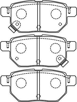 Kavo Parts BP-9148 - Kit pastiglie freno, Freno a disco www.autoricambit.com