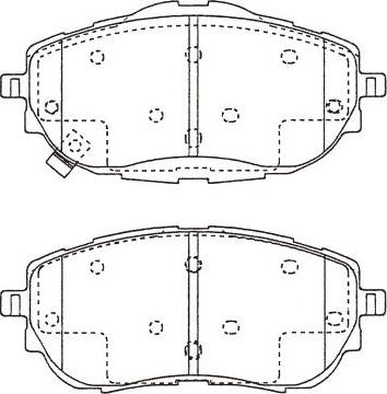 Kavo Parts BP-9150 - Kit pastiglie freno, Freno a disco www.autoricambit.com