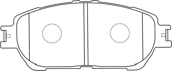 Kavo Parts BP-9108 - Kit pastiglie freno, Freno a disco www.autoricambit.com