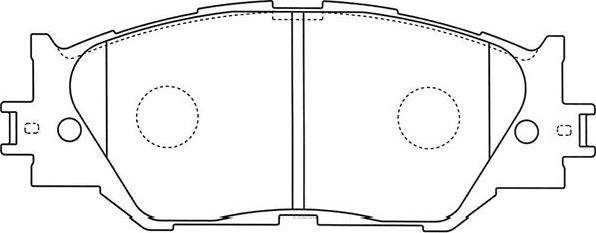 Kavo Parts BP-9114 - Kit pastiglie freno, Freno a disco www.autoricambit.com