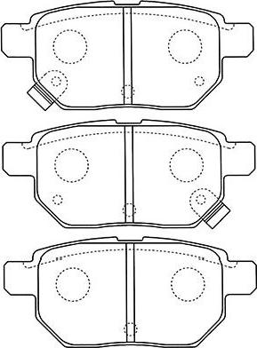 Kavo Parts BP-9110 - Kit pastiglie freno, Freno a disco www.autoricambit.com