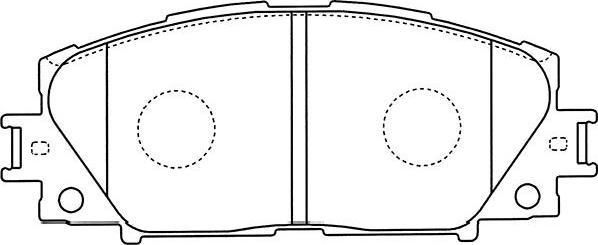 Kavo Parts BP-9112 - Kit pastiglie freno, Freno a disco www.autoricambit.com