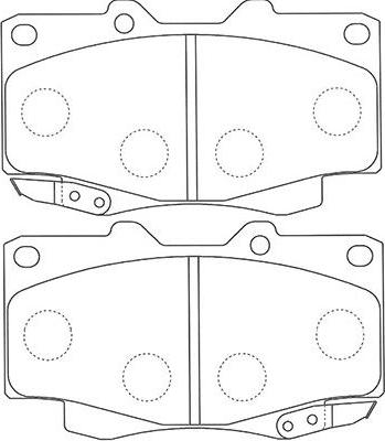 Kavo Parts BP-9117 - Kit pastiglie freno, Freno a disco www.autoricambit.com