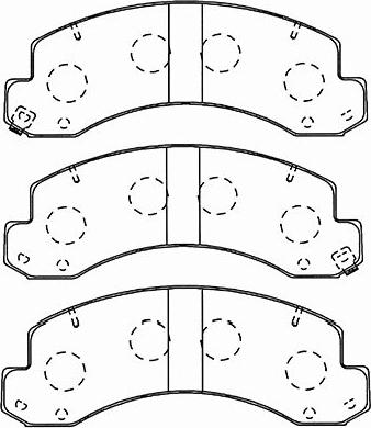 Kavo Parts BP-9134 - Kit pastiglie freno, Freno a disco www.autoricambit.com