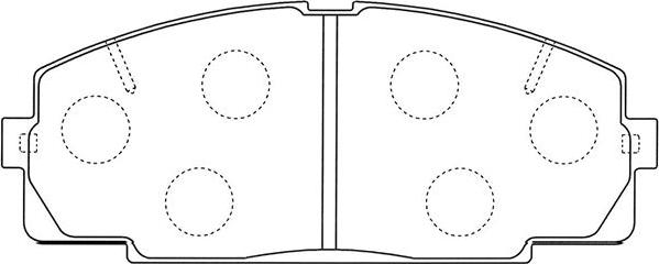 Kavo Parts BP-9135 - Kit pastiglie freno, Freno a disco www.autoricambit.com