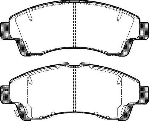 Kavo Parts BP-4543 - Kit pastiglie freno, Freno a disco www.autoricambit.com