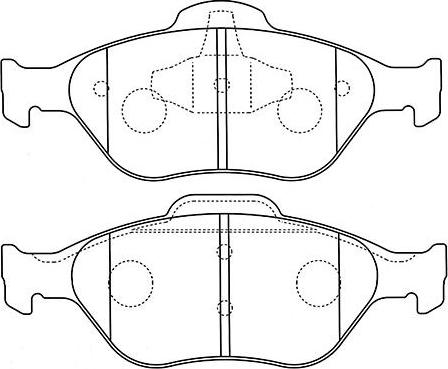 Kavo Parts BP-4567 - Kit pastiglie freno, Freno a disco www.autoricambit.com