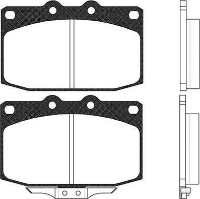 Kavo Parts BP-4509 - Kit pastiglie freno, Freno a disco www.autoricambit.com