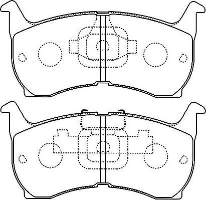 Kavo Parts BP-4503 - Kit pastiglie freno, Freno a disco www.autoricambit.com