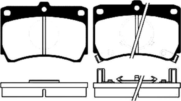 BOSCH 098646390 - Kit pastiglie freno, Freno a disco www.autoricambit.com