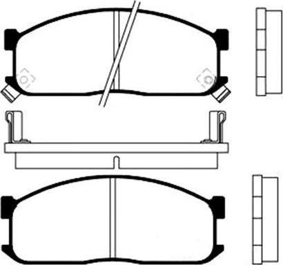 Kavo Parts BP-4514 - Kit pastiglie freno, Freno a disco www.autoricambit.com