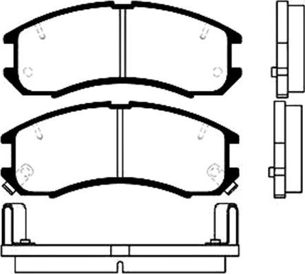 Kavo Parts BP-4516 - Kit pastiglie freno, Freno a disco www.autoricambit.com