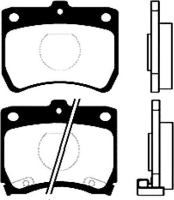 Kavo Parts BP-4511 - Kit pastiglie freno, Freno a disco www.autoricambit.com