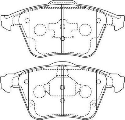 Kavo Parts BP-4579 - Kit pastiglie freno, Freno a disco www.autoricambit.com