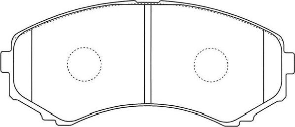 Kavo Parts BP-4575 - Kit pastiglie freno, Freno a disco www.autoricambit.com