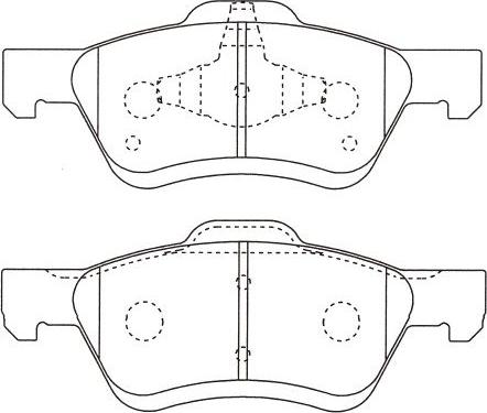 Kavo Parts BP-4577 - Kit pastiglie freno, Freno a disco www.autoricambit.com