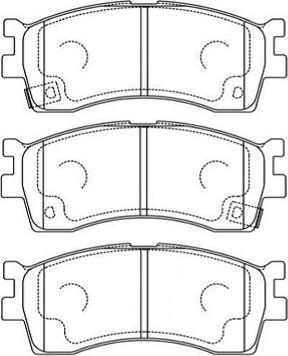 Kavo Parts BP-4007 - Kit pastiglie freno, Freno a disco www.autoricambit.com