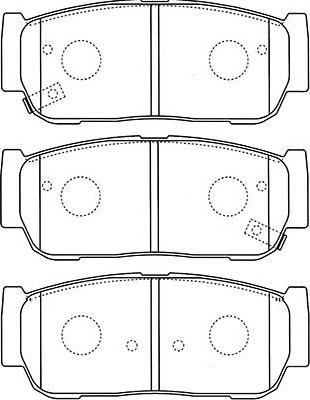 Kavo Parts BP-4019 - Kit pastiglie freno, Freno a disco www.autoricambit.com