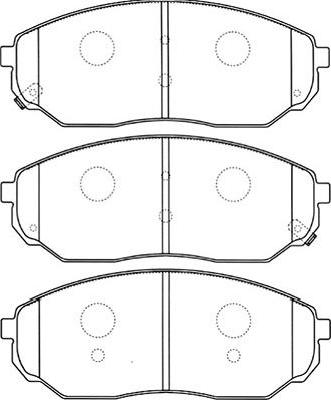 Kavo Parts BP-4010 - Kit pastiglie freno, Freno a disco www.autoricambit.com