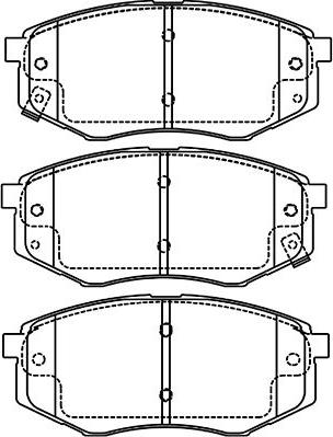 Kavo Parts BP-4027 - Kit pastiglie freno, Freno a disco www.autoricambit.com