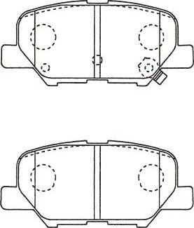 Kavo Parts BP-5562 - Kit pastiglie freno, Freno a disco www.autoricambit.com