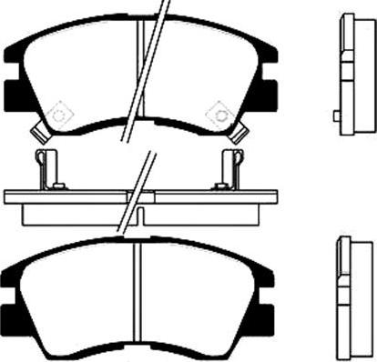 Kavo Parts BP-5506 - Kit pastiglie freno, Freno a disco www.autoricambit.com