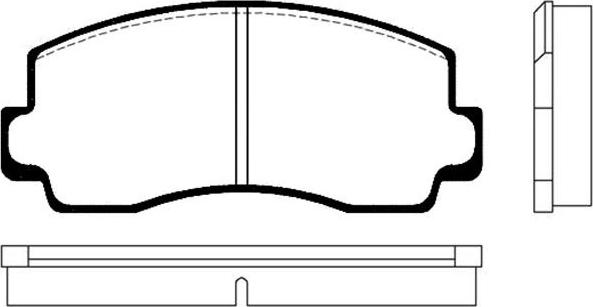 Kavo Parts BP-5512 - Kit pastiglie freno, Freno a disco www.autoricambit.com