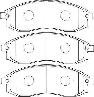 Kavo Parts BP-5535 - Kit pastiglie freno, Freno a disco www.autoricambit.com