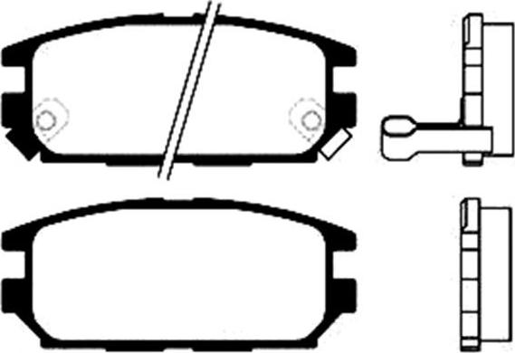 Kavo Parts BP-5524 - Kit pastiglie freno, Freno a disco www.autoricambit.com