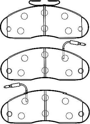 Kavo Parts BP-6598 - Kit pastiglie freno, Freno a disco www.autoricambit.com