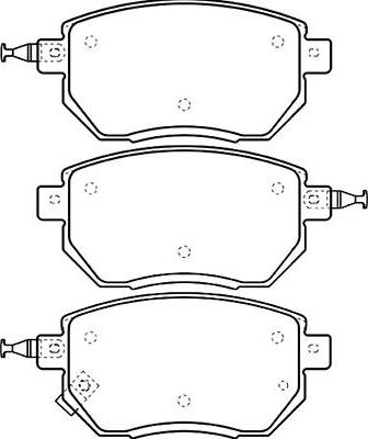 Kavo Parts BP-6593 - Kit pastiglie freno, Freno a disco www.autoricambit.com