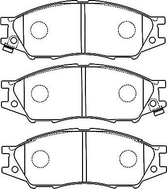 Kavo Parts BP-6597 - Kit pastiglie freno, Freno a disco www.autoricambit.com