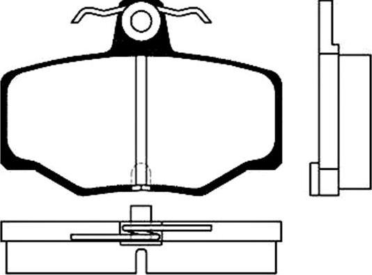 Kavo Parts BP-6547 - Kit pastiglie freno, Freno a disco www.autoricambit.com