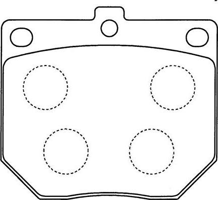 Kavo Parts BP-6585 - Kit pastiglie freno, Freno a disco www.autoricambit.com