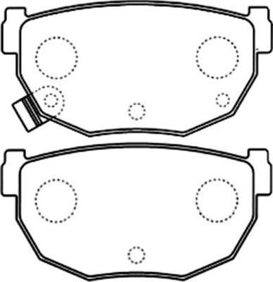 Kavo Parts BP-6588 - Kit pastiglie freno, Freno a disco www.autoricambit.com