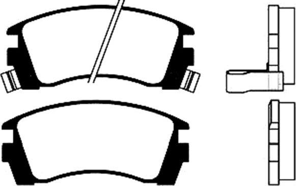 Kavo Parts BP-6523 - Kit pastiglie freno, Freno a disco www.autoricambit.com