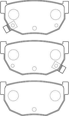 Kavo Parts BP-6609 - Kit pastiglie freno, Freno a disco www.autoricambit.com