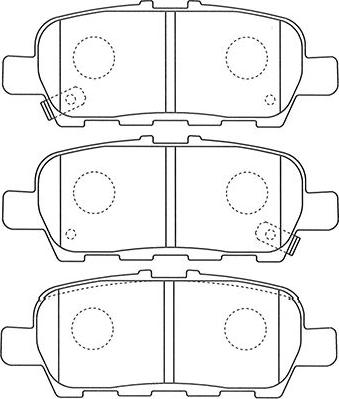 Kavo Parts BP-6605 - Kit pastiglie freno, Freno a disco www.autoricambit.com