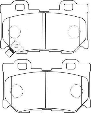 Kavo Parts BP-6607 - Kit pastiglie freno, Freno a disco www.autoricambit.com