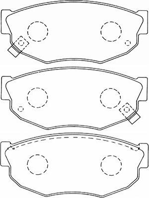 Kavo Parts BP-6610 - Kit pastiglie freno, Freno a disco www.autoricambit.com