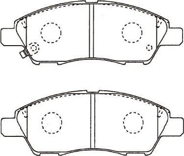 Kavo Parts BP-6626 - Kit pastiglie freno, Freno a disco www.autoricambit.com